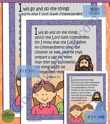 Scripture Poster: 1 Nephi 3:7