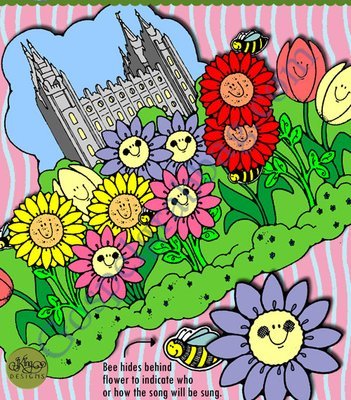 Temple Flowers -  "Bee" a Singer pick-a-song, singing commands
