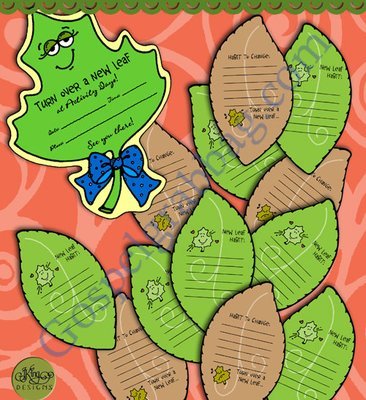 Turn Over a New Leaf -  motivational activity