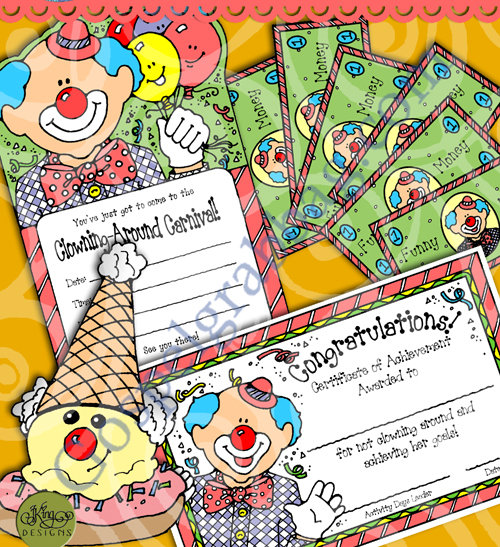 Clowning Around Carnival - recognition activity