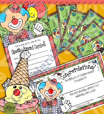 Clowning Around Carnival - recognition activity