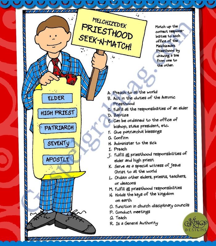 Melchizedek Priesthood Seek and Match
