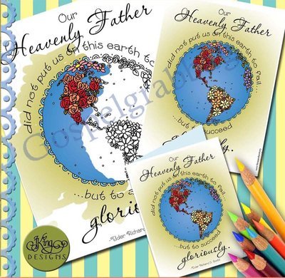 ColorQuote: "Our Heavenly Father did not put us on this earth to fail . . . but to succeed gloriously." - Richard G. Scott