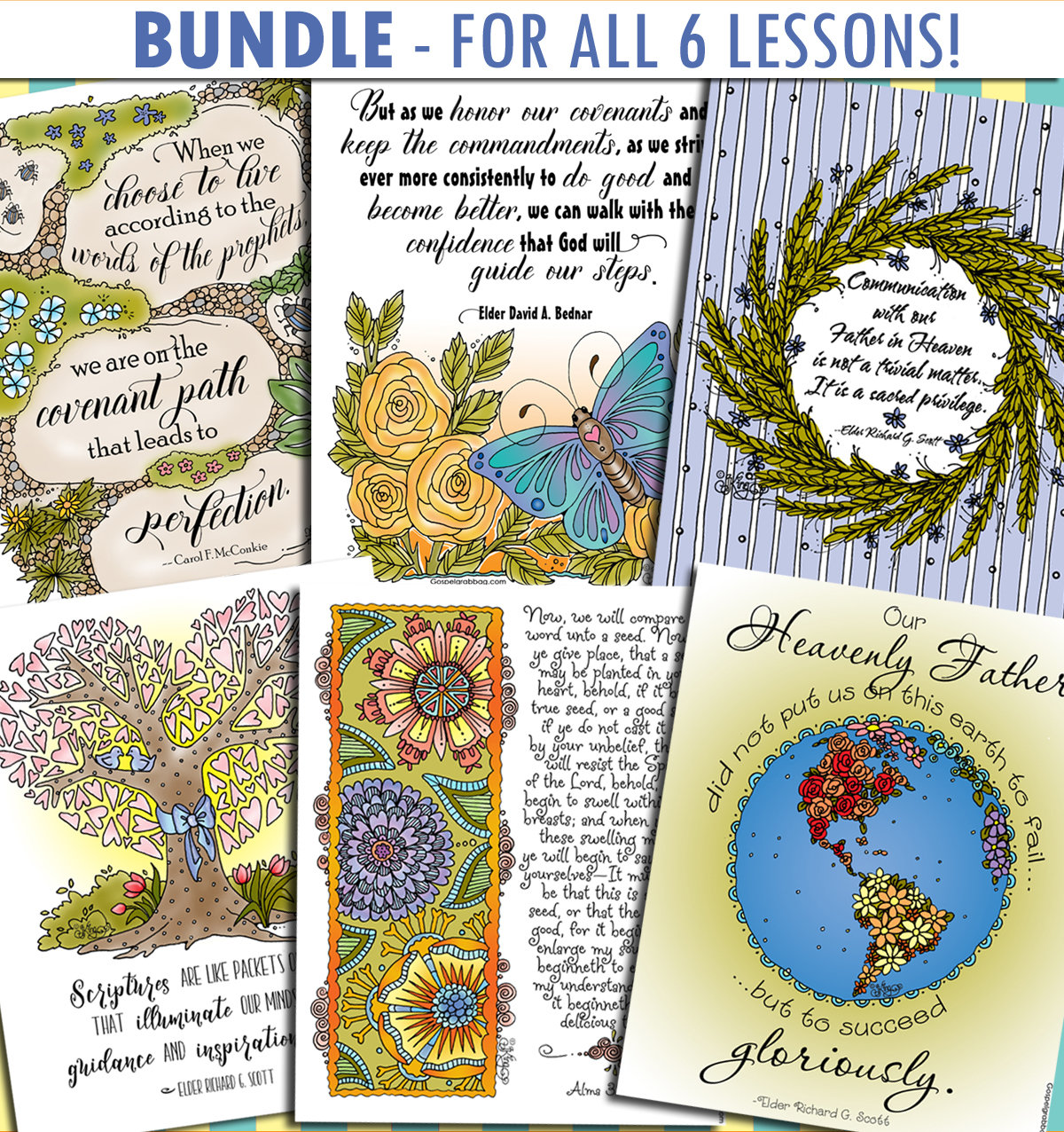 ColorQuotes: Come Follow Me: May - Bundle