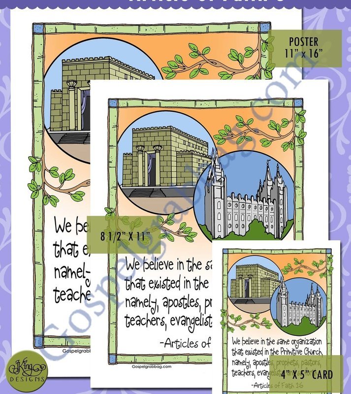 Scripture Poster: Articles of Faith 06