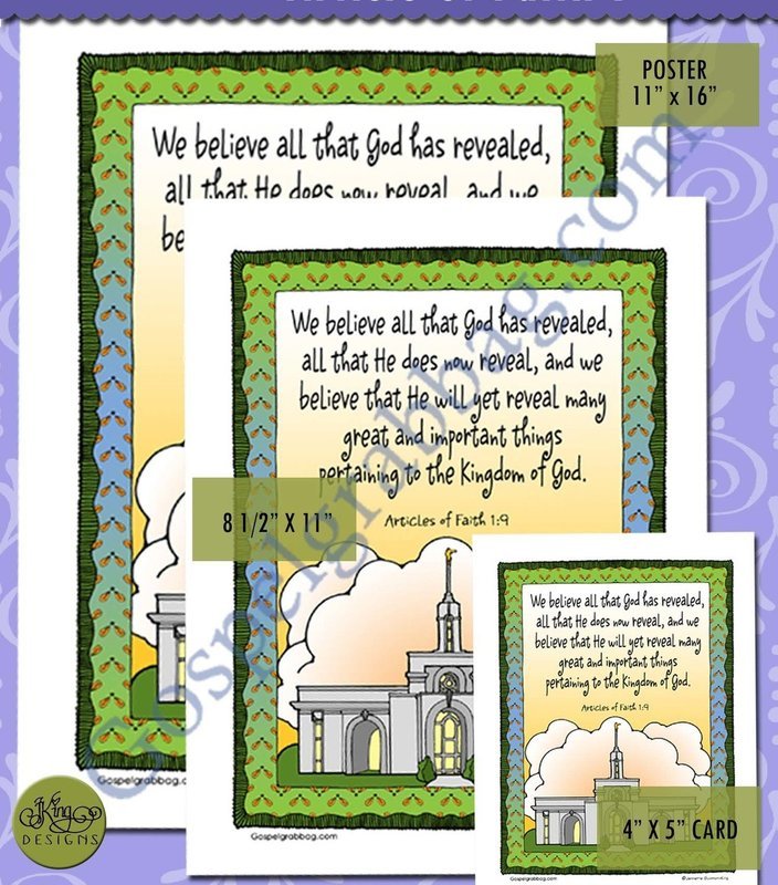 Scripture Poster: Articles of Faith 09