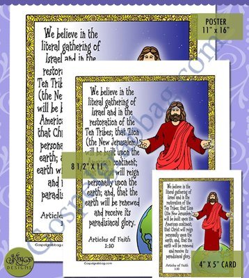 Scripture Poster: Articles of Faith 1:10