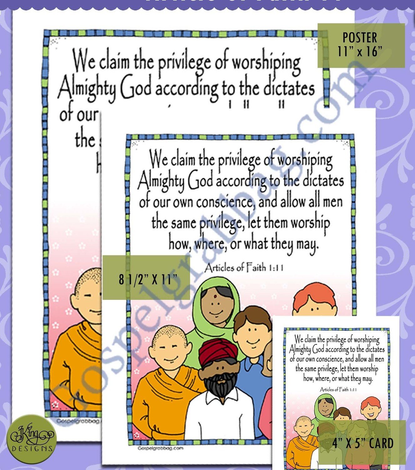 Scripture Poster: Articles of Faith 11