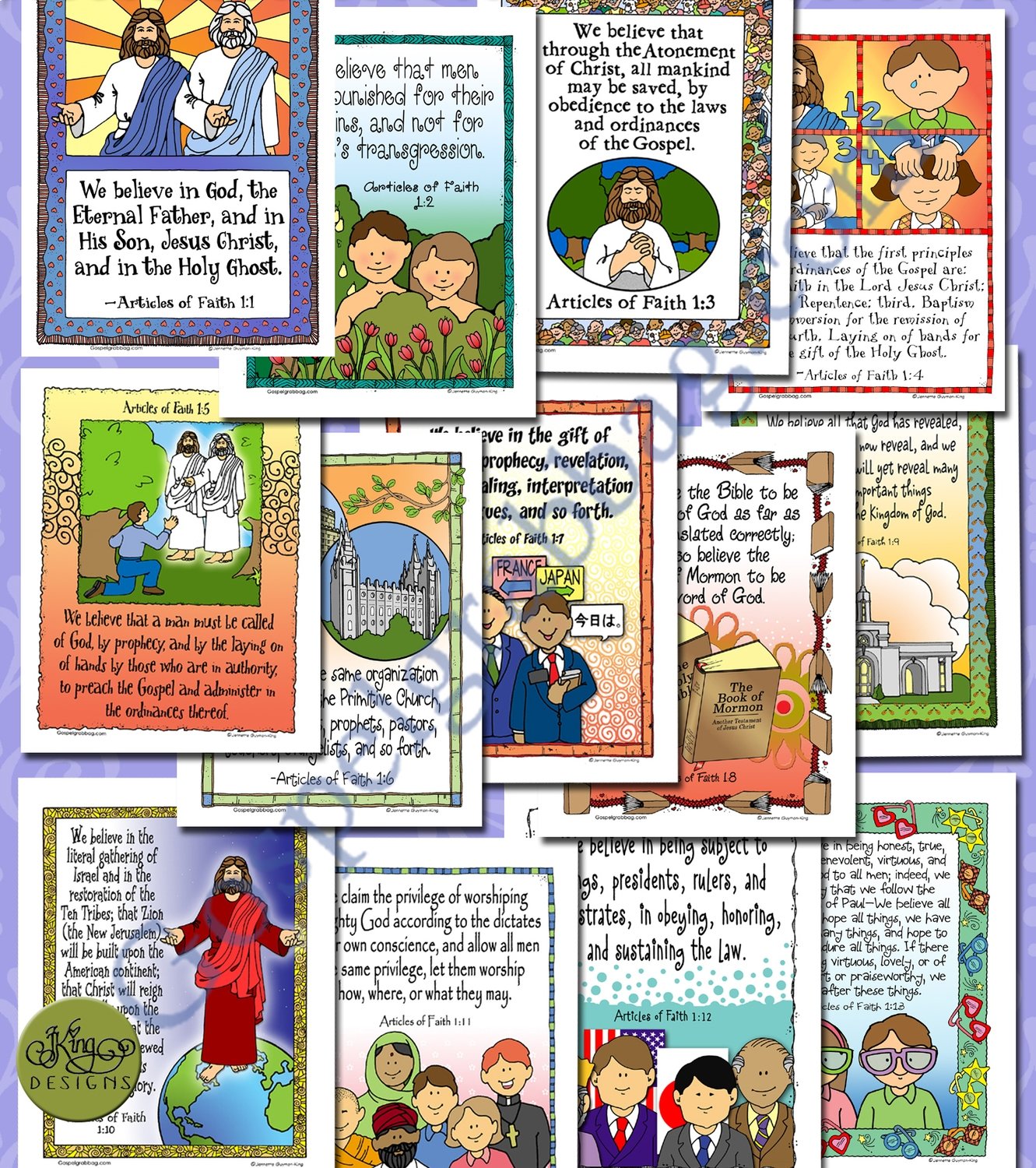 Scripture Poster: Articles of Faith BUNDLE