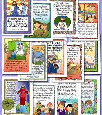 Scripture Poster: Articles of Faith BUNDLE