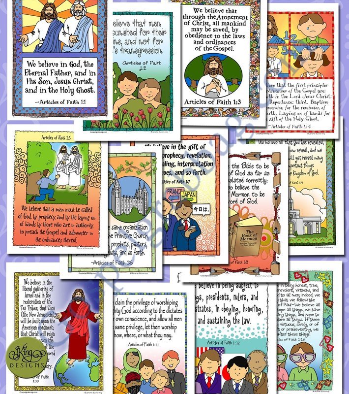 Scripture Poster: Articles of Faith BUNDLE