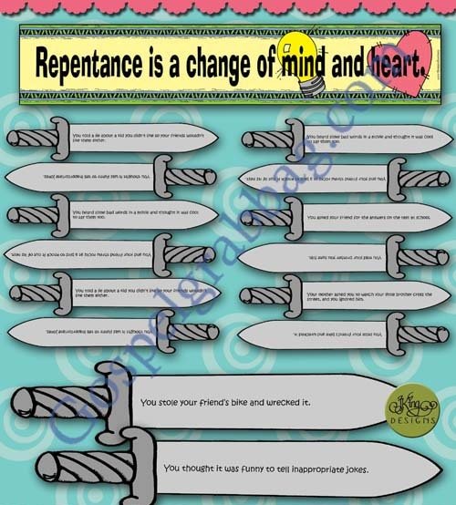 Repentance Change of Mind &amp; Heart (bury-swords quiz)
