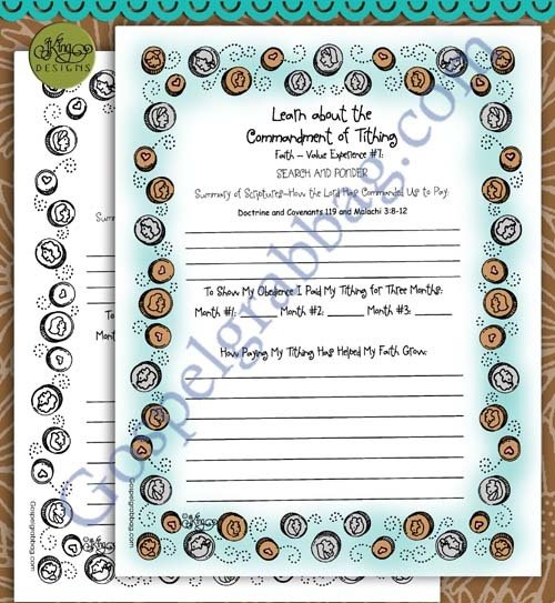 Faith 7 Personal Progress: Learn about the Commandment of Tithing