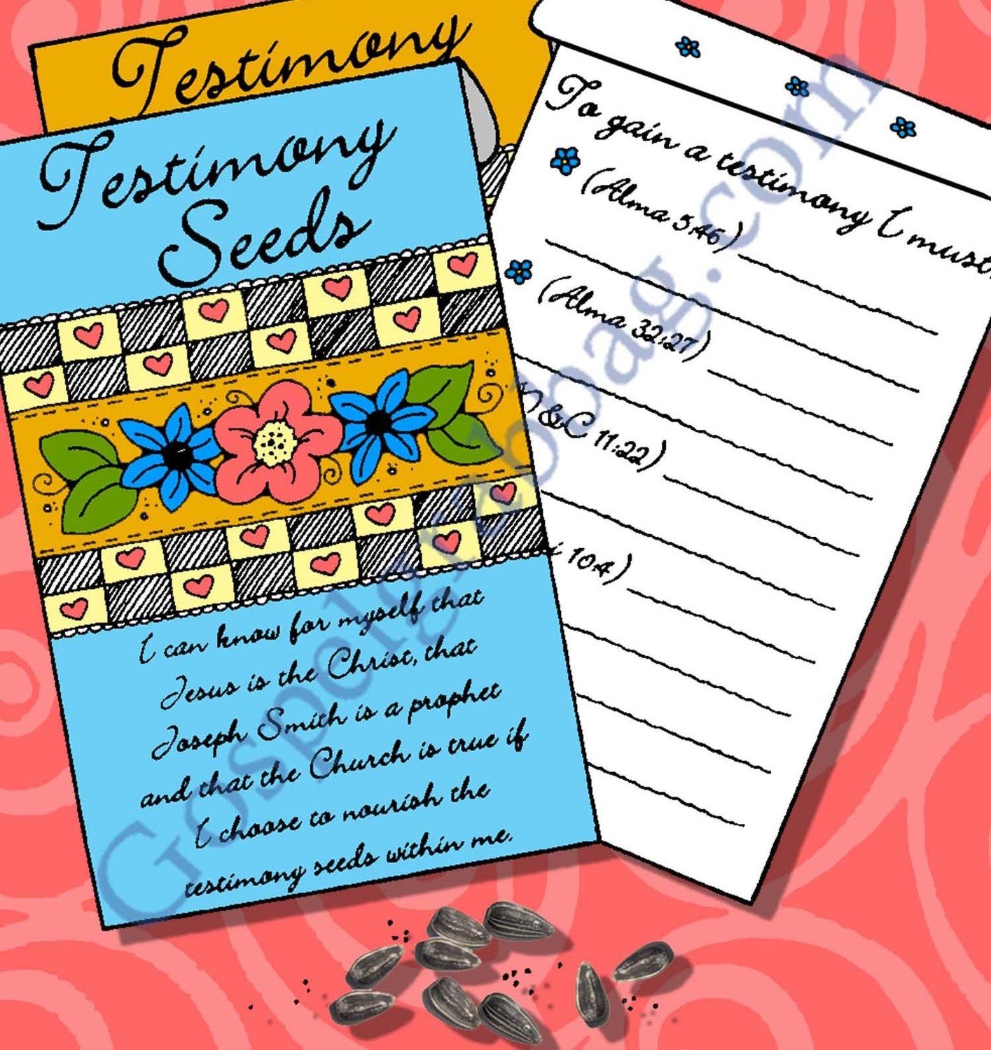 Testimony Seeds Packet interactive handout