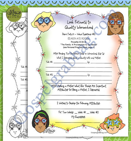 Divine Nature 2 Personal Progress: Look Forward to Quality Womanhood