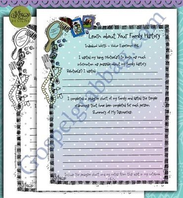 Individual Worth 6 Personal Progress: Learning about my Family History