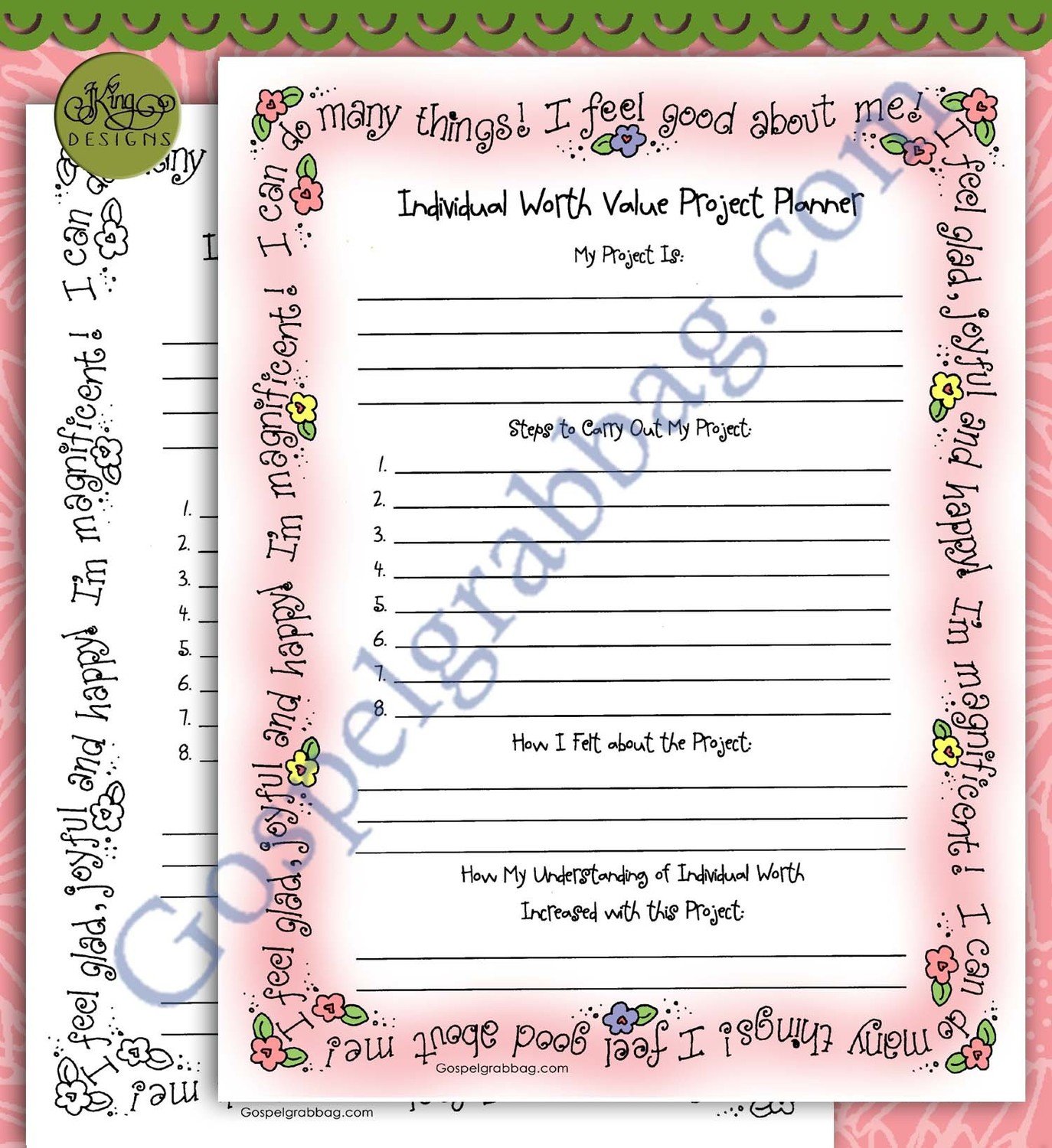Individual Worth Value Project Planner