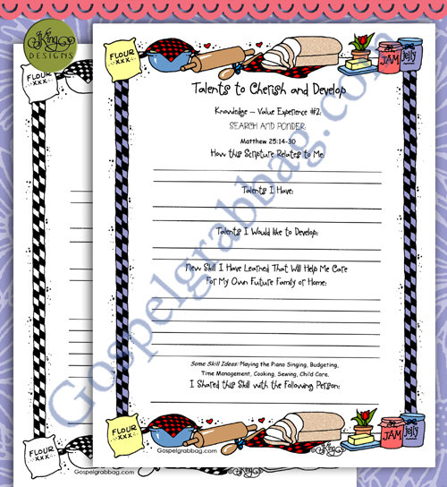 Knowledge 2 Personal Progress: Listing My Talents