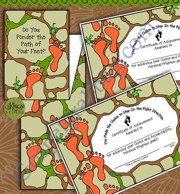 Choice & Accountability Personal Progress: Invitation and Certificate