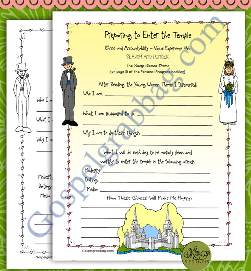 Choice &amp; Accountability 6 Personal Progress: Temple Worthy