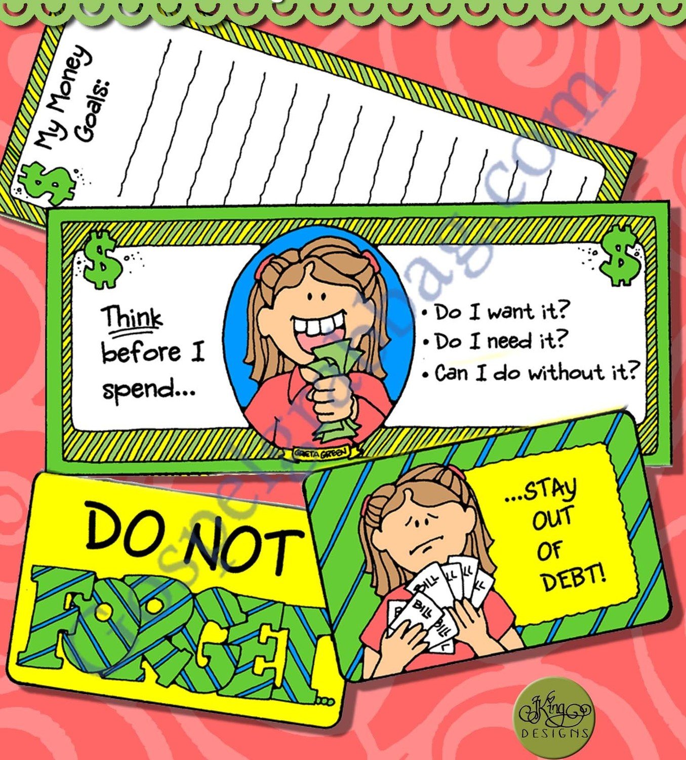 Money Mottos - spending reminders