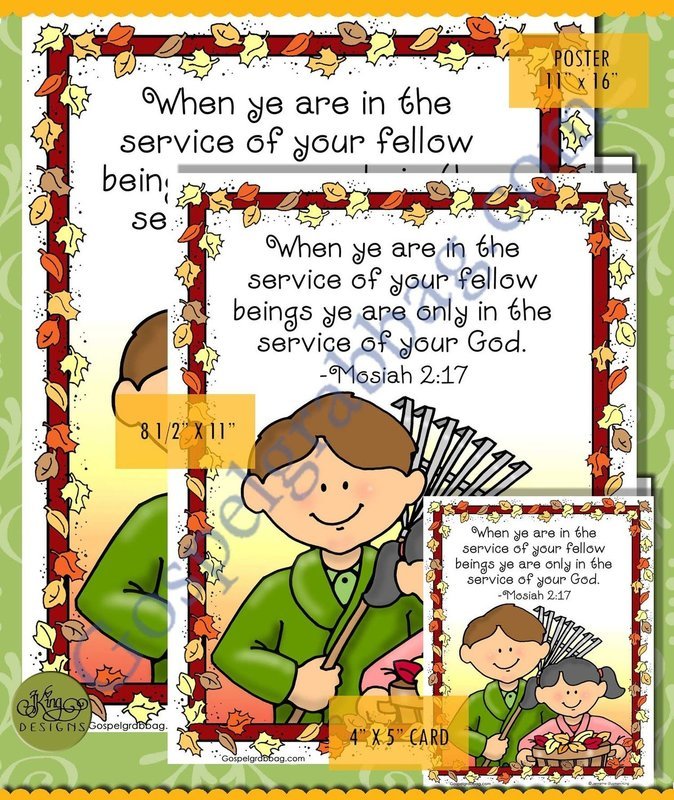 Scripture Poster: Mosiah 2:17