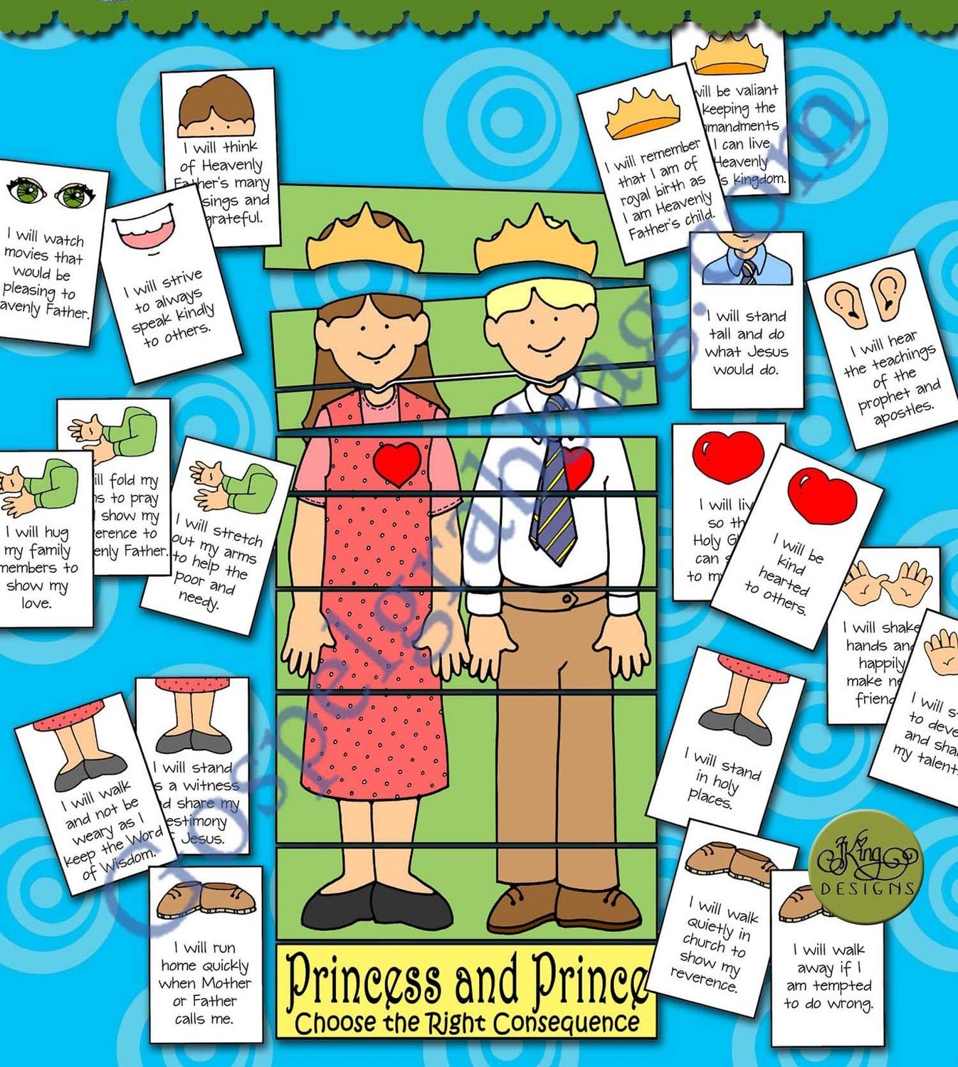Build a True Princess and Prince: Choose the Right Consequences puzzle