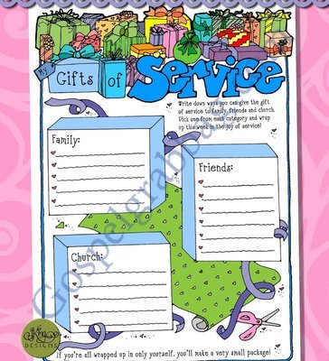 Gifts of Service Planner