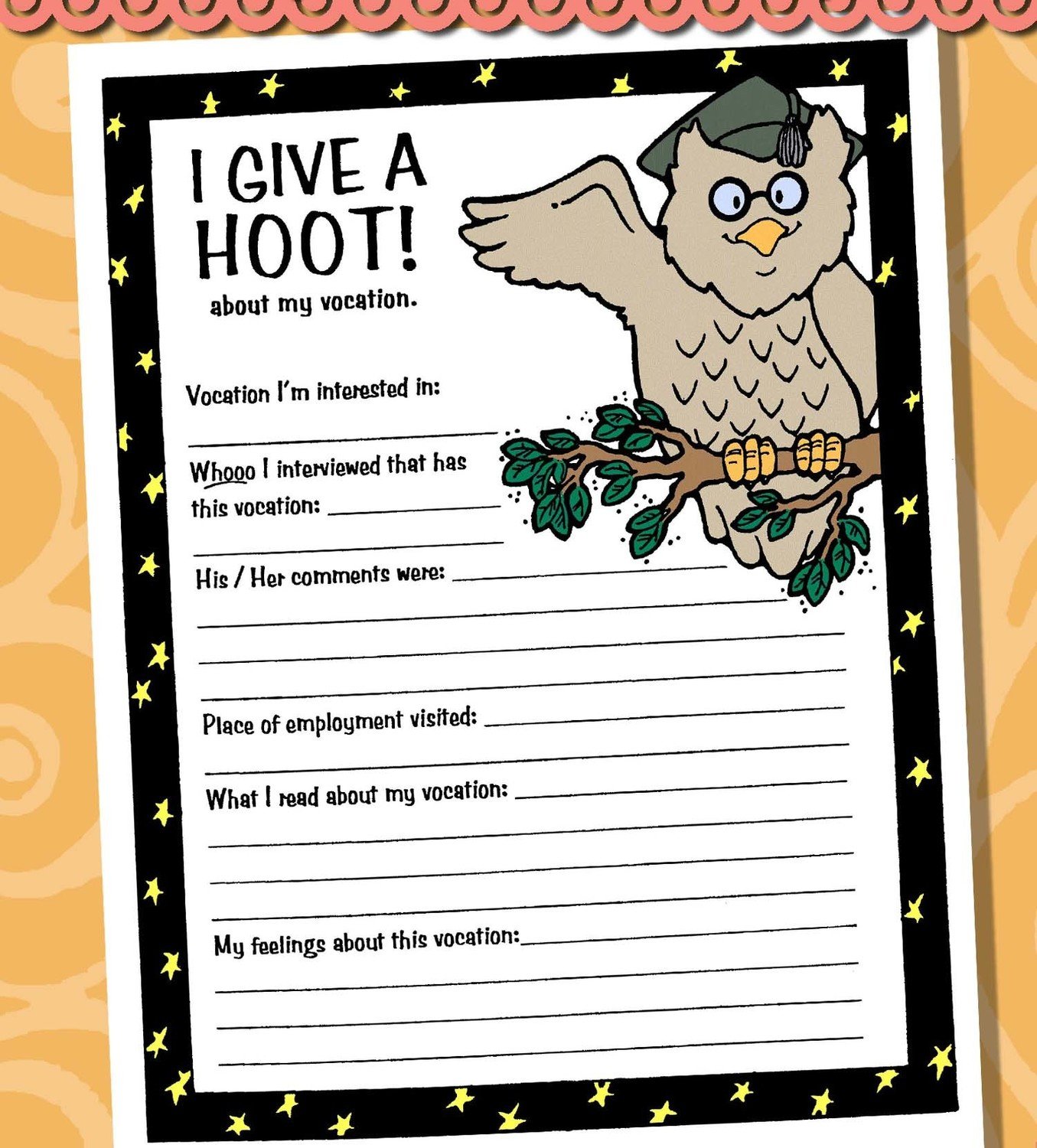 I Give a Hoot! about my vocation (interview planner)