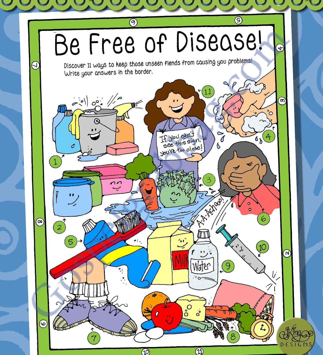 Be Free of Disease! unseen fiend find
