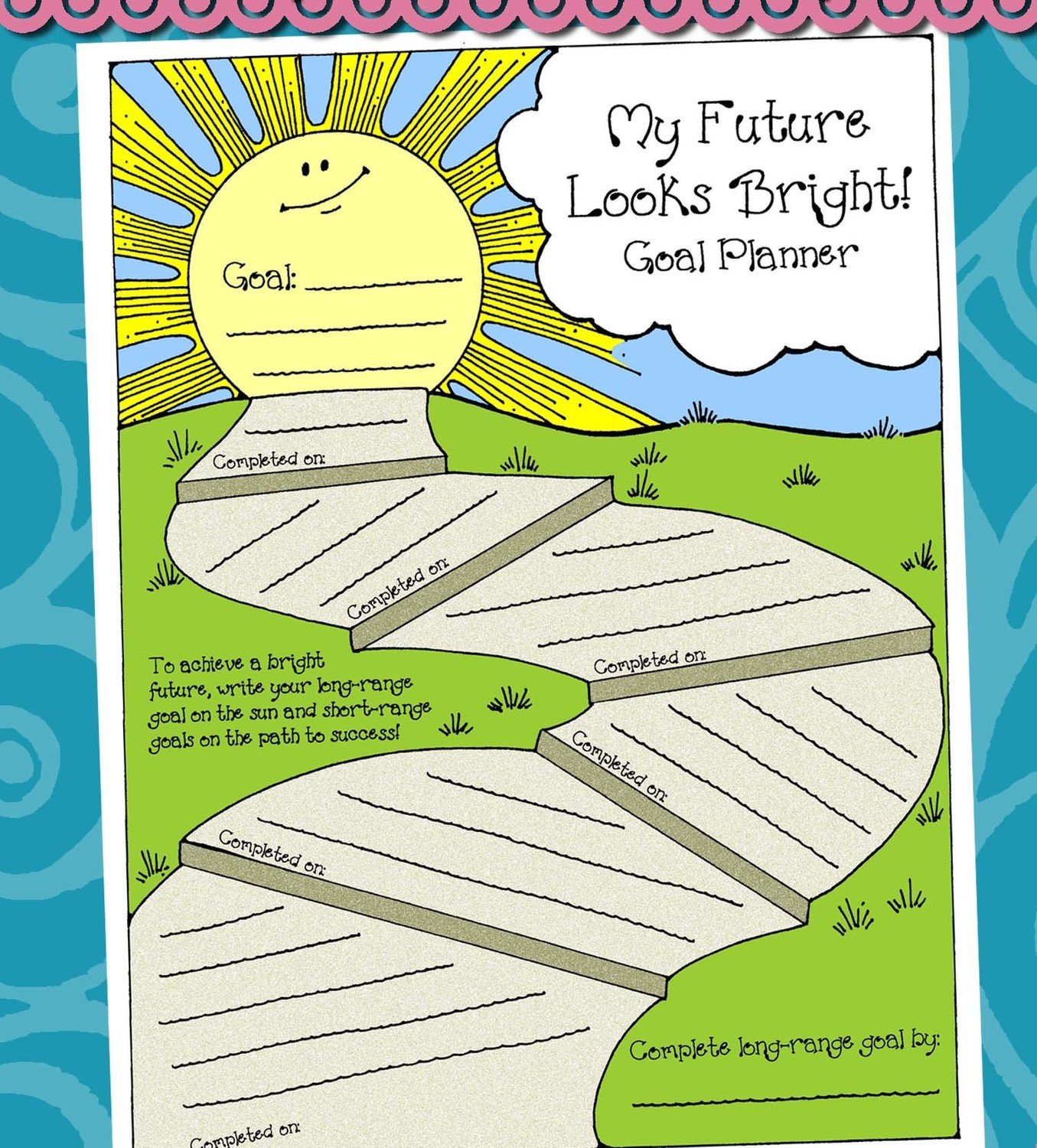 My Future Looks Bright goal planner