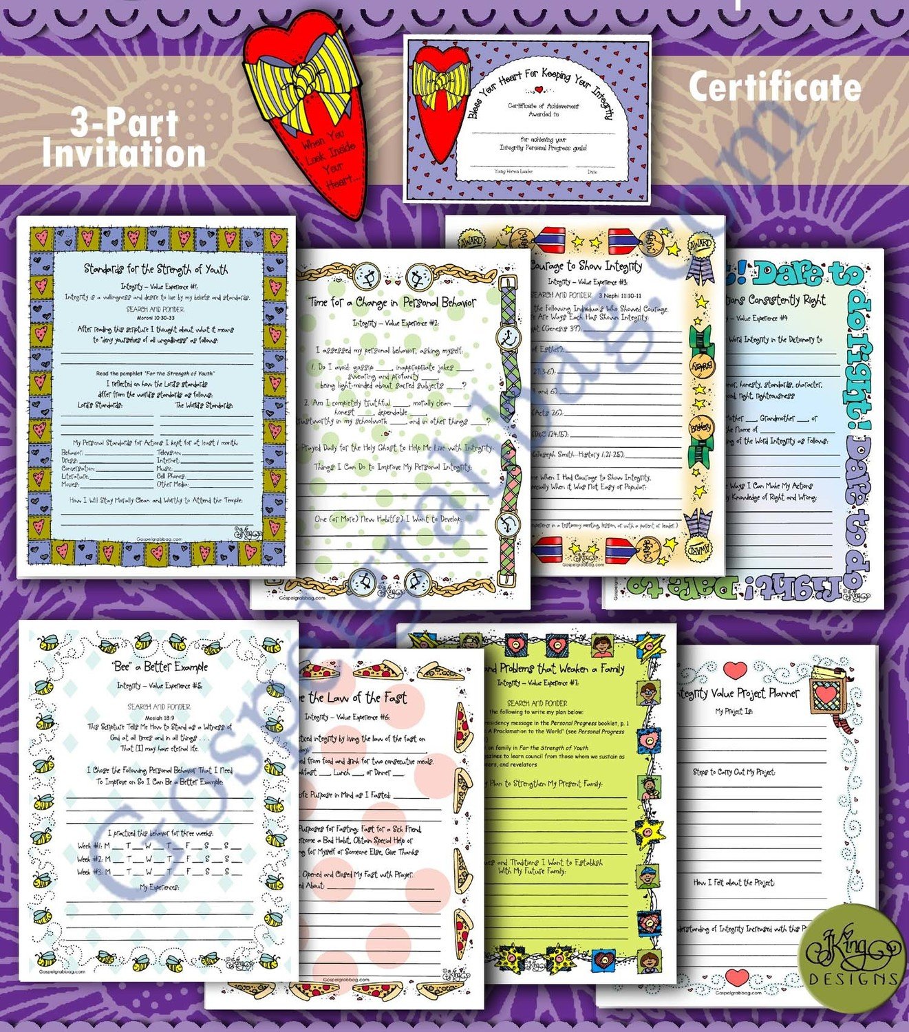Integrity Personal Progress BUNDLE
