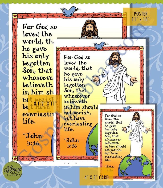 Scripture Poster: John 3:16