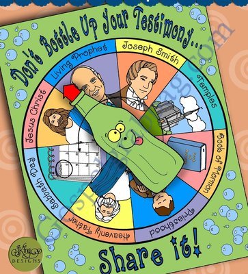Don't Bottle Up Your Testimony; Share it! Spin-the-Bottle
