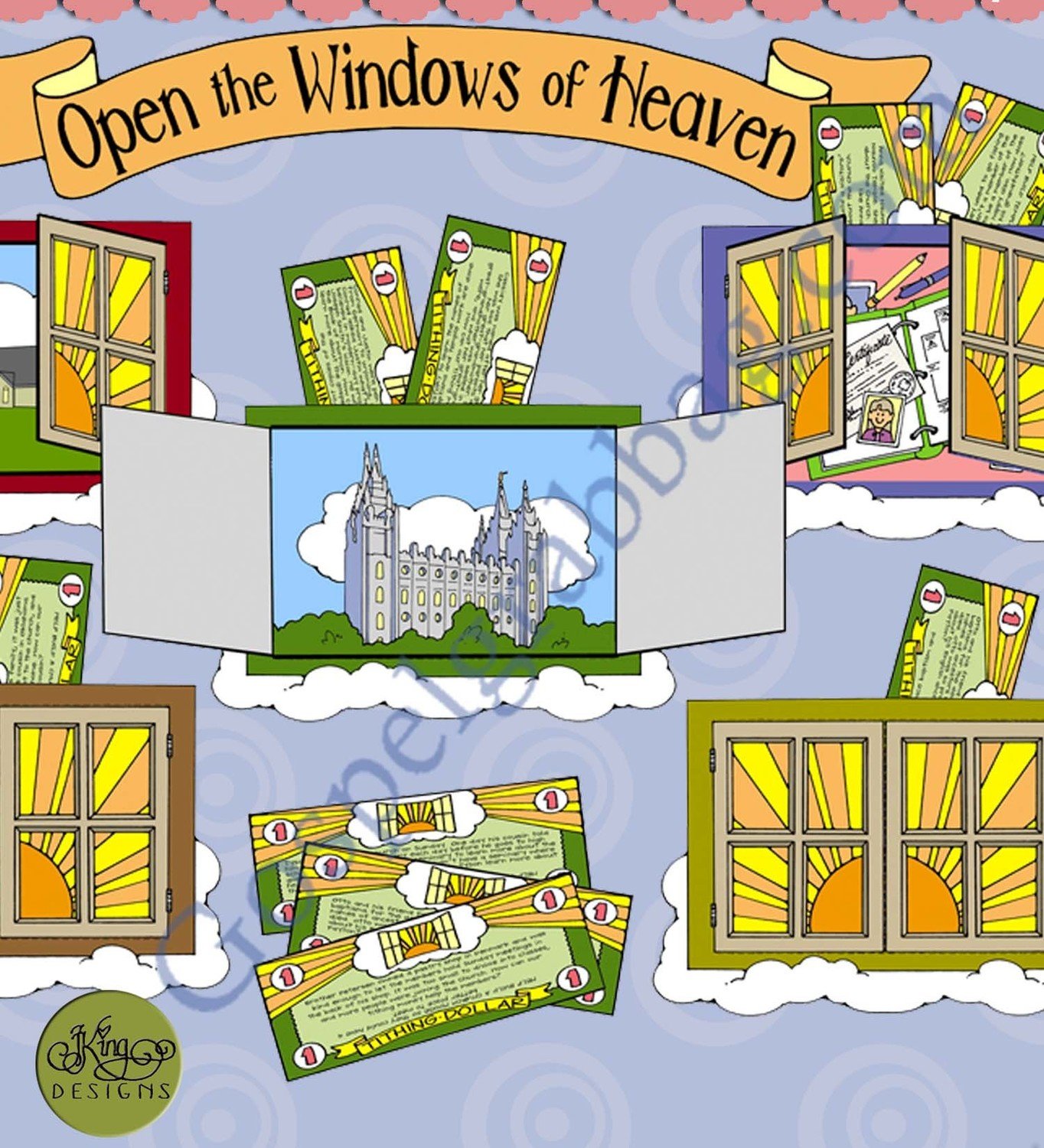 Open the Windows of Heaven seek-n-say (tithing)
