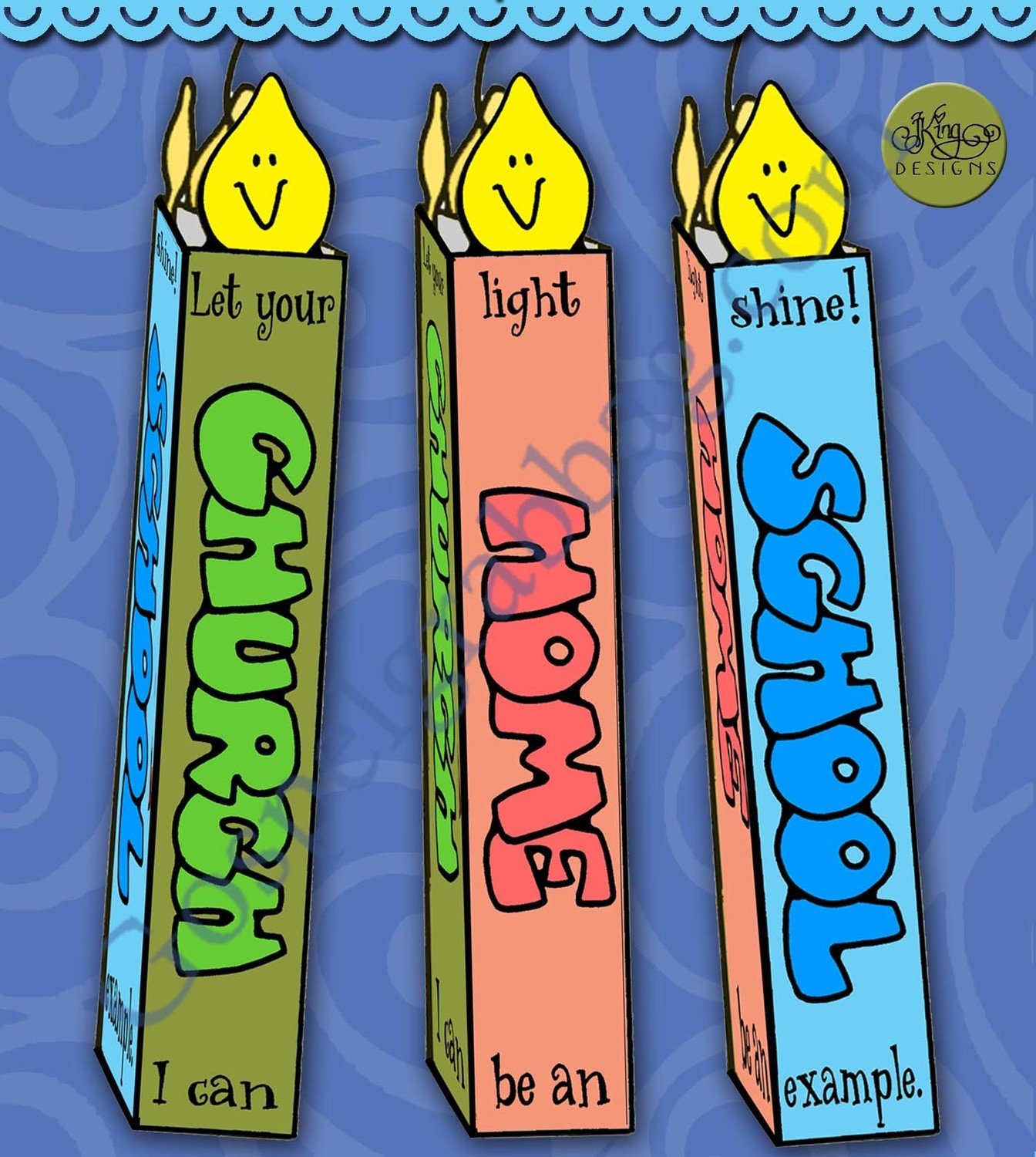 ​Let Your Light Shine! Example Candle Mobile