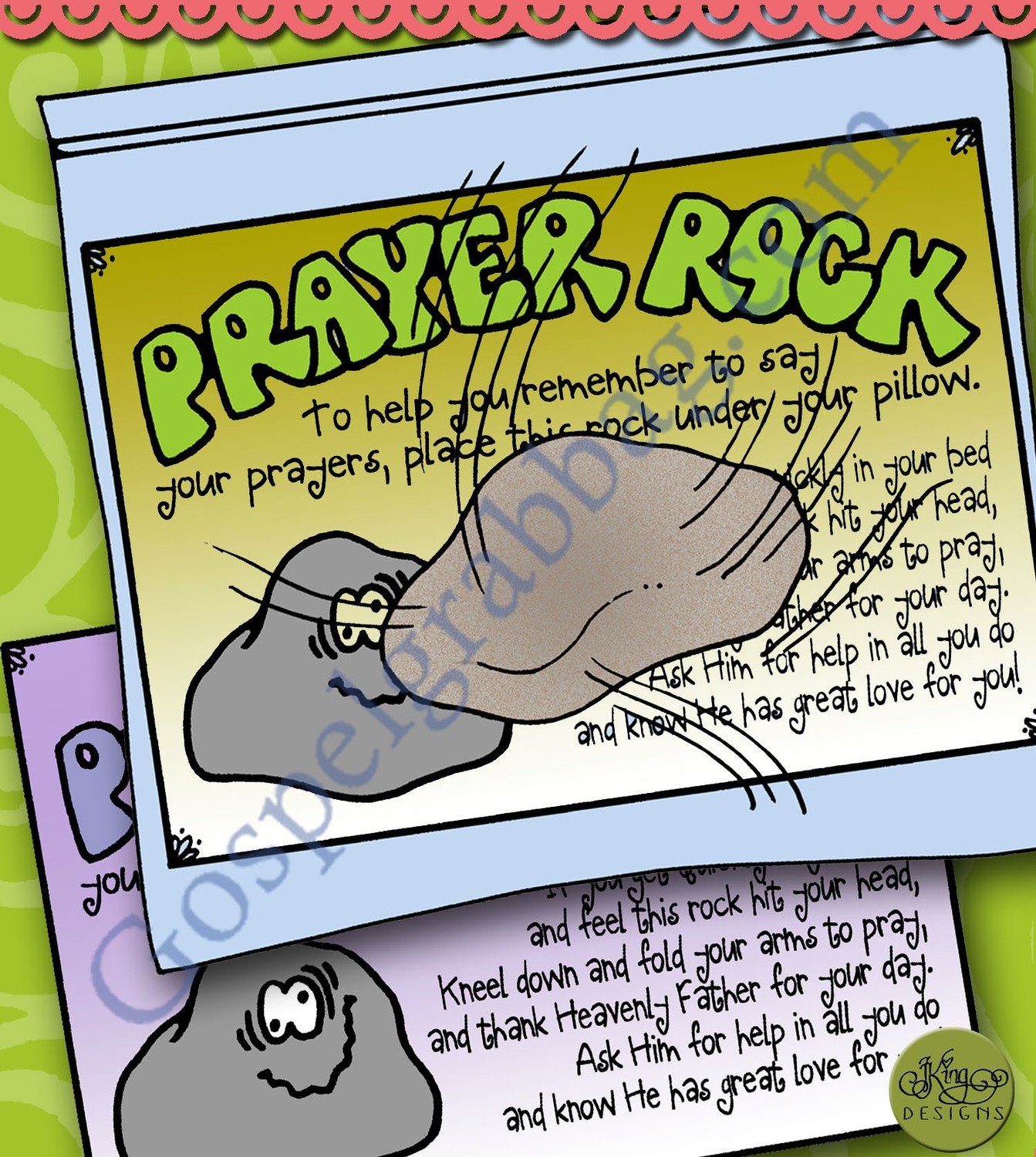 Don&#39;t Forget Prayers PRAYER ROCK reminder