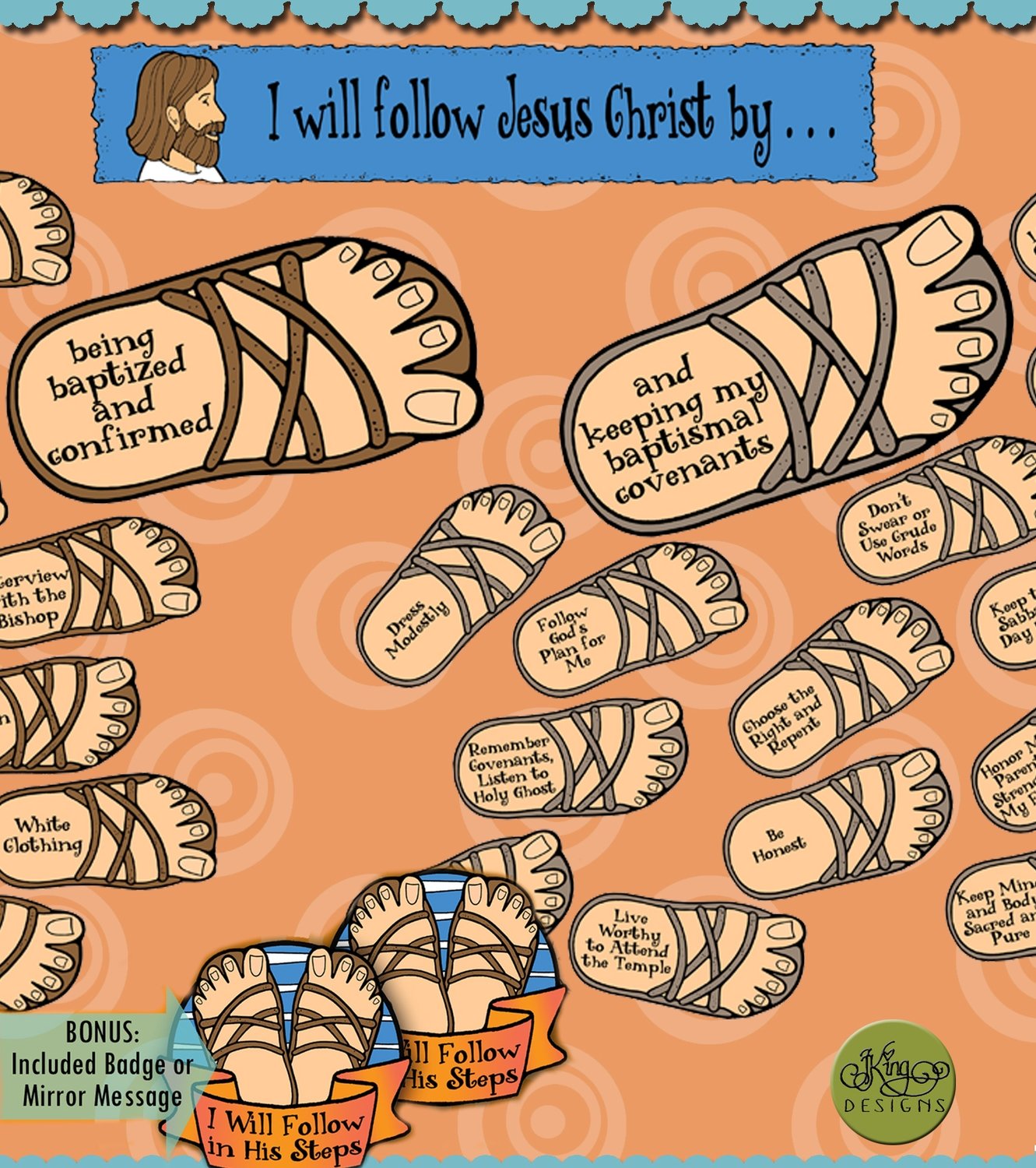 Follow In His Steps - Baptism and Covenants Walkabout