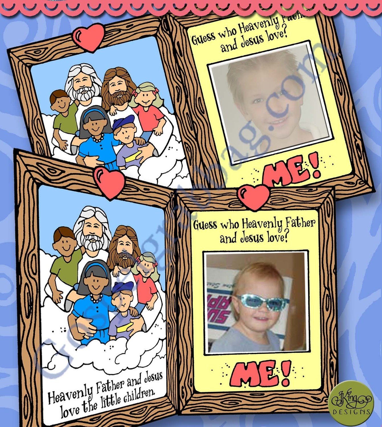 Guess Who Loves Me? mirror or frame