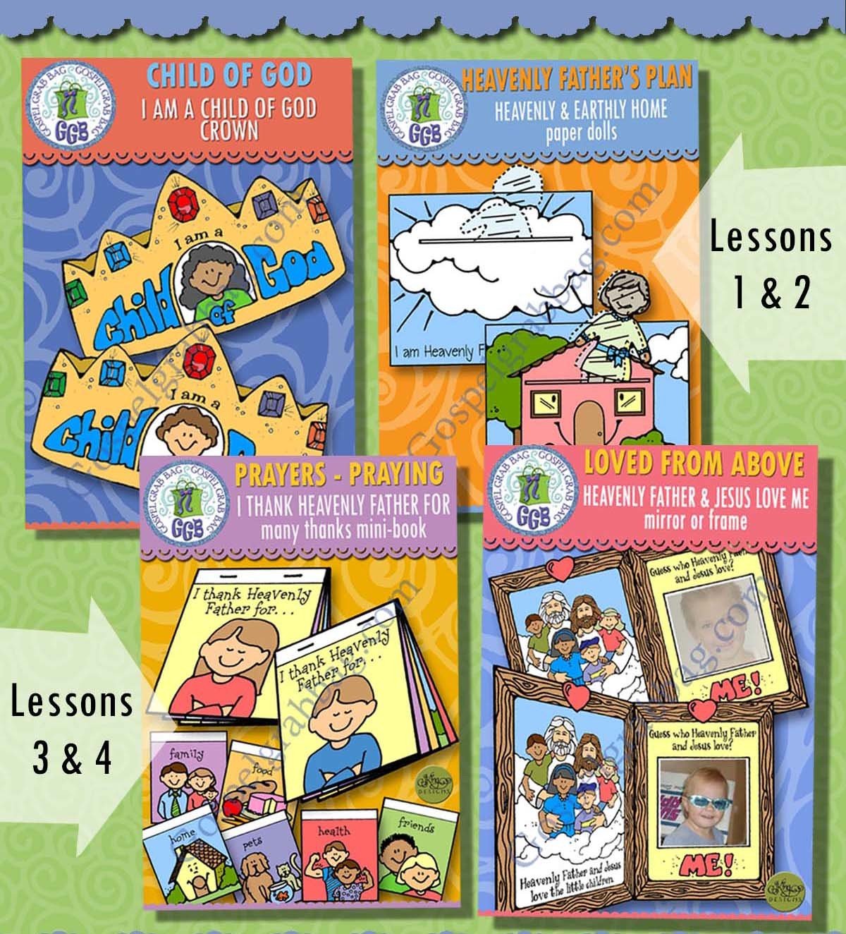 Nursery Bundle 1: January -  Craft Activities for Lessons 1-4