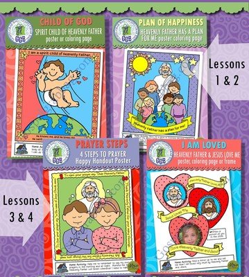 Nursery Bundle 2: January -  Coloring Pages for Lessons 1-4