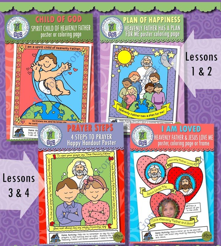 Nursery Bundle 2: January -  Coloring Pages for Lessons 1-4