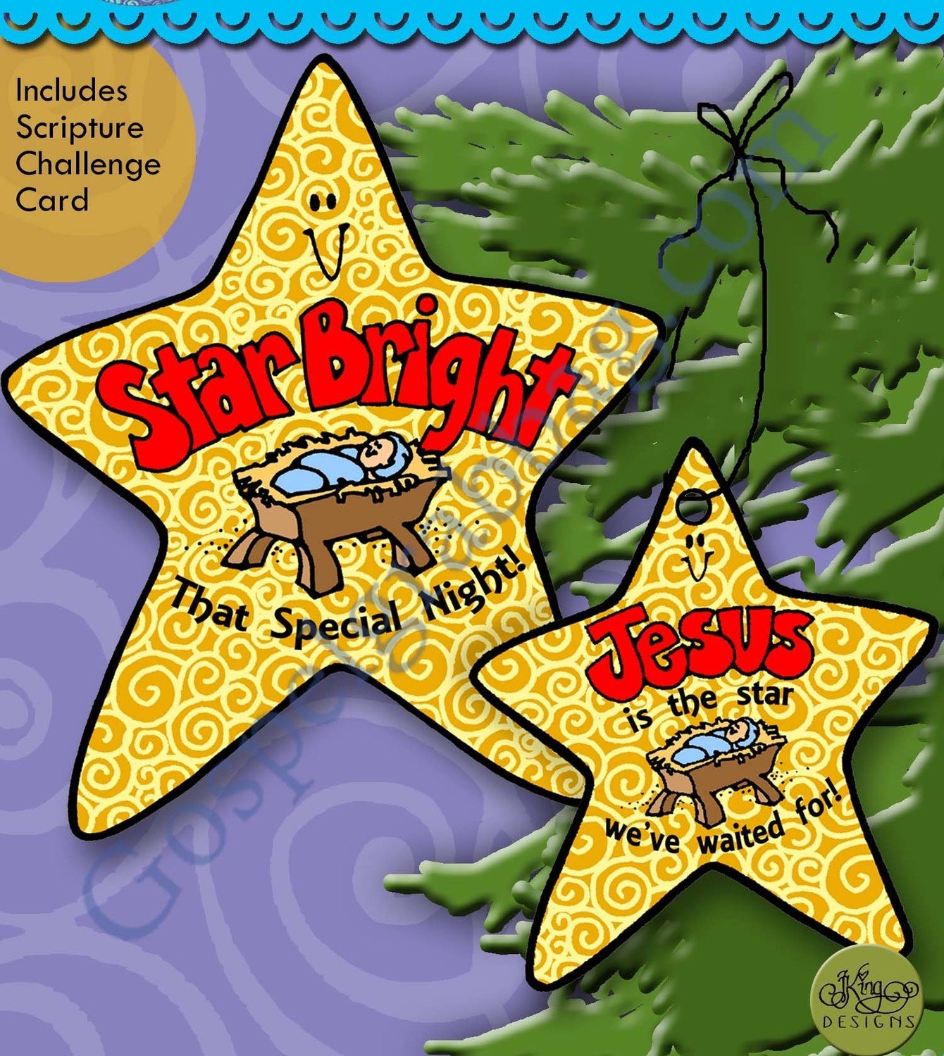Jesus Is the Star ornament