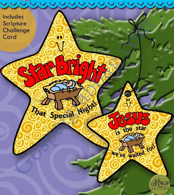 Jesus Is the Star ornament