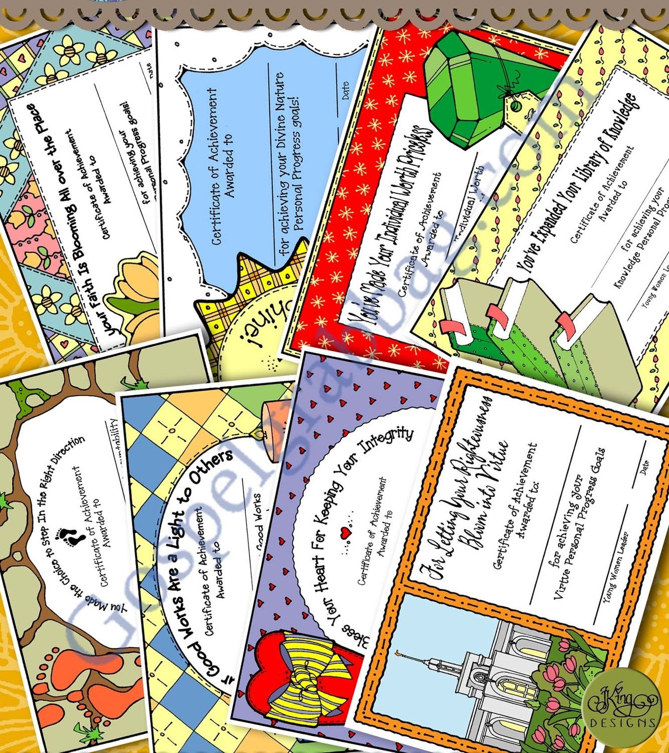 Personal Progress Value Certificates