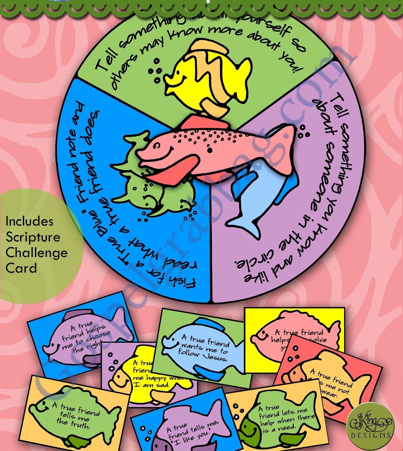 Fishing for a True Friend spin-and-tell
