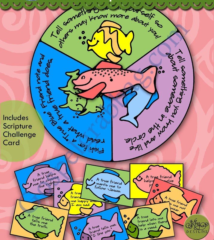 Fishing for a True Friend spin-and-tell