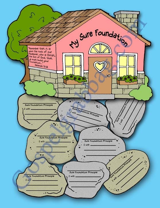 My Sure Foundation - Wise Man &quot;Built His House Upon a Rock&quot; testimony building project