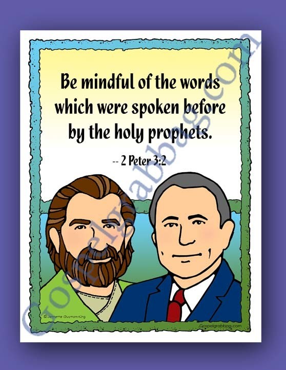Scripture Poster: 2 Peter 3:2