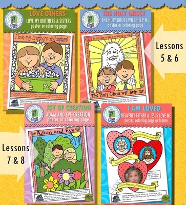 Nursery Bundle 2: February - Color Pages for Lessons 5-8